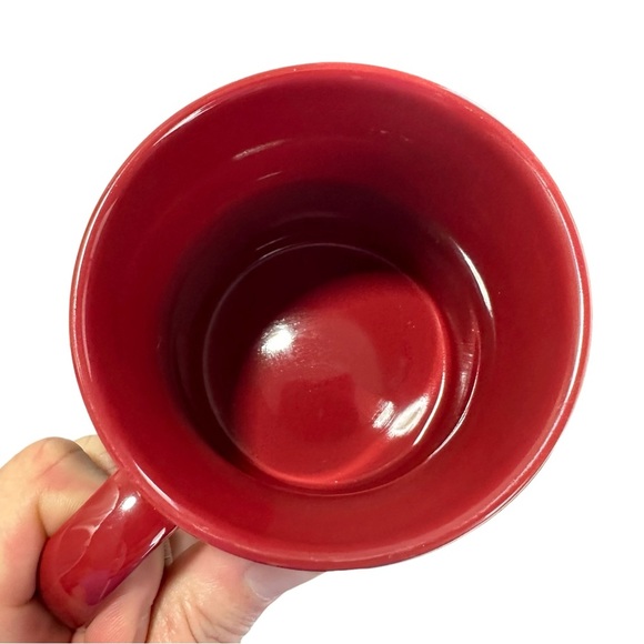 Life Is Good Dark Red Stay True White USA Flag Heavy Ceramic Coffee Cup Tea Mug - Picture 11 of 13